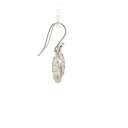Silver Buka Basket Inspired Earrings