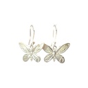 Silver Birdwing Butterfly Earrings