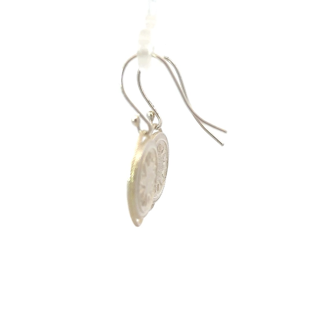 Goroka Basket Earrings In Sterling Silver