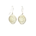 Goroka Basket Earrings In Sterling Silver