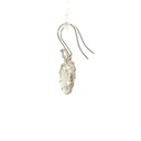 Woven Buka Basket Earrings in Sterling Silver