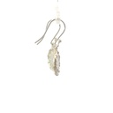 Woven Buka Basket Earrings in Sterling Silver