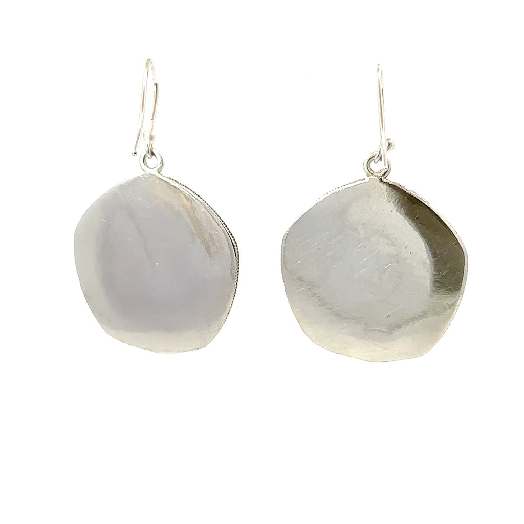 Guria Pigeon (Crowned Victoria Pigeon) Earrings in Sterling Silver