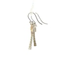 Coconut Palm Tree Earrings in Sterling Silver