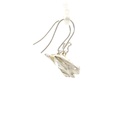 Green Tree Frog Earrings in Sterling Silver