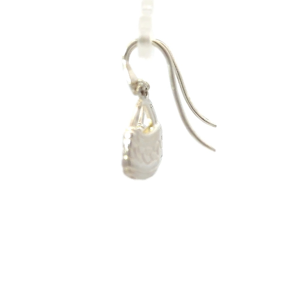 Blium Earrings in a Geometric Design in Sterling Silver
