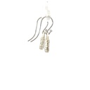 Woven Bilum Earrings In Sterling Silver