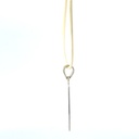 Pendant Tag With "Possibility" Engraved On It On Cream Cord
