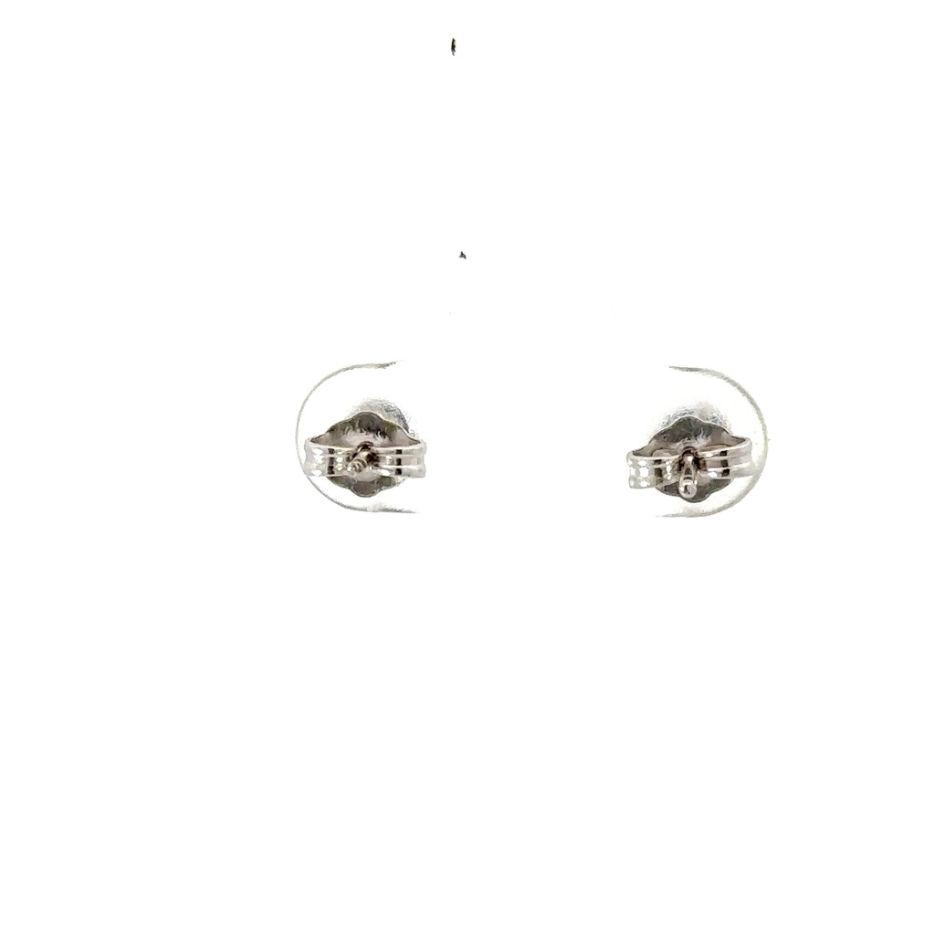 Sterling Silver 4-claw Triplet Opal Earrings