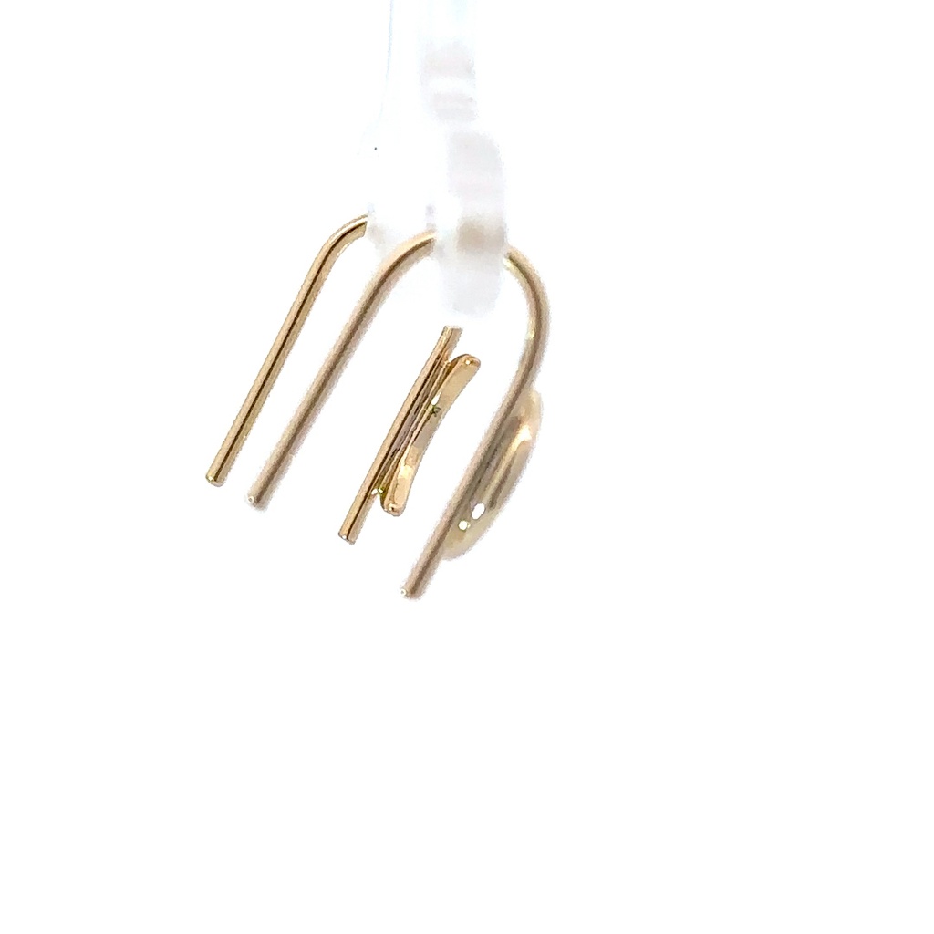 Gold Plated Moon Earrings