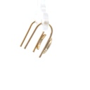 Gold Plated Moon Earrings