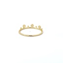 Gold plated Crown ring