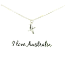 Petals Sterling Silver Kookaburra Necklace