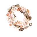 Morganite & Smoky Quartz Necklace With Beads