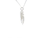Monstera Leaf Pendant In Sterling Silver