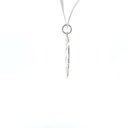 Monstera Leaf Pendant In Sterling Silver