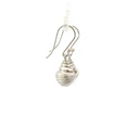 Gastropod Shell Sterling Silver Earrings