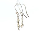 Silver Gecko Earring