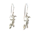 Silver Gecko Earring