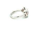 Ruby And Diamond Ring In Platinum
