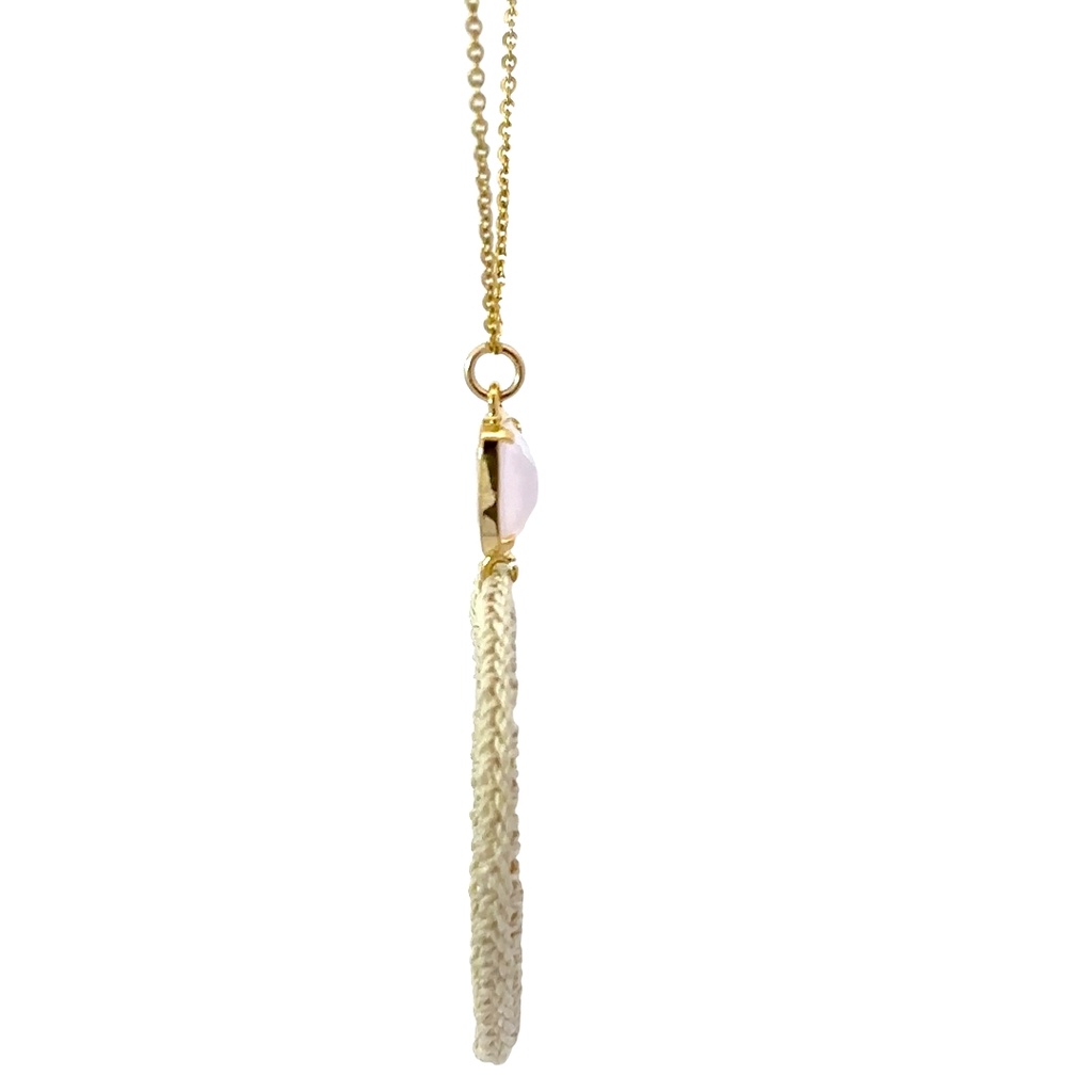 Kala Pink Necklace by Bilum & Bilas
