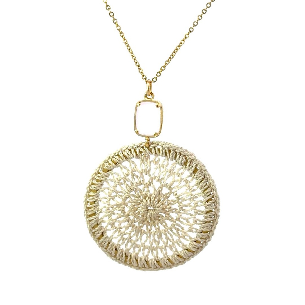 Kala Pink Necklace by Bilum & Bilas