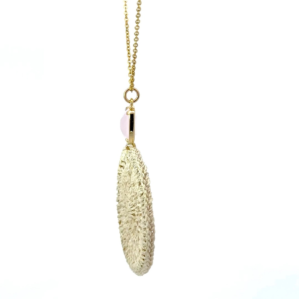 Kala Pink Necklace by Bilum & Bilas