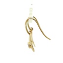 9ct Yellow Gold Purple Sapphire Earrings