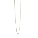 Silver Curb Link Delicate Necklace