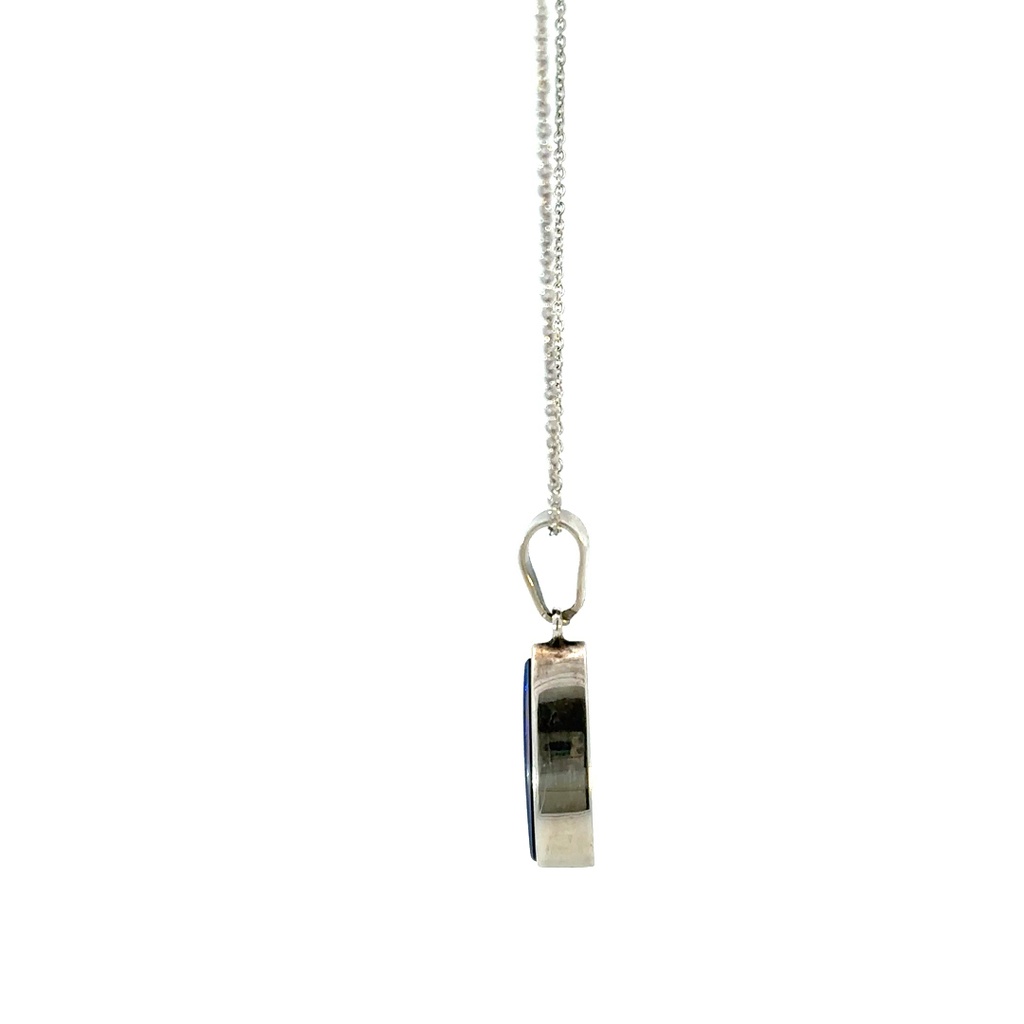 Opal Doublet Pendant And Chain