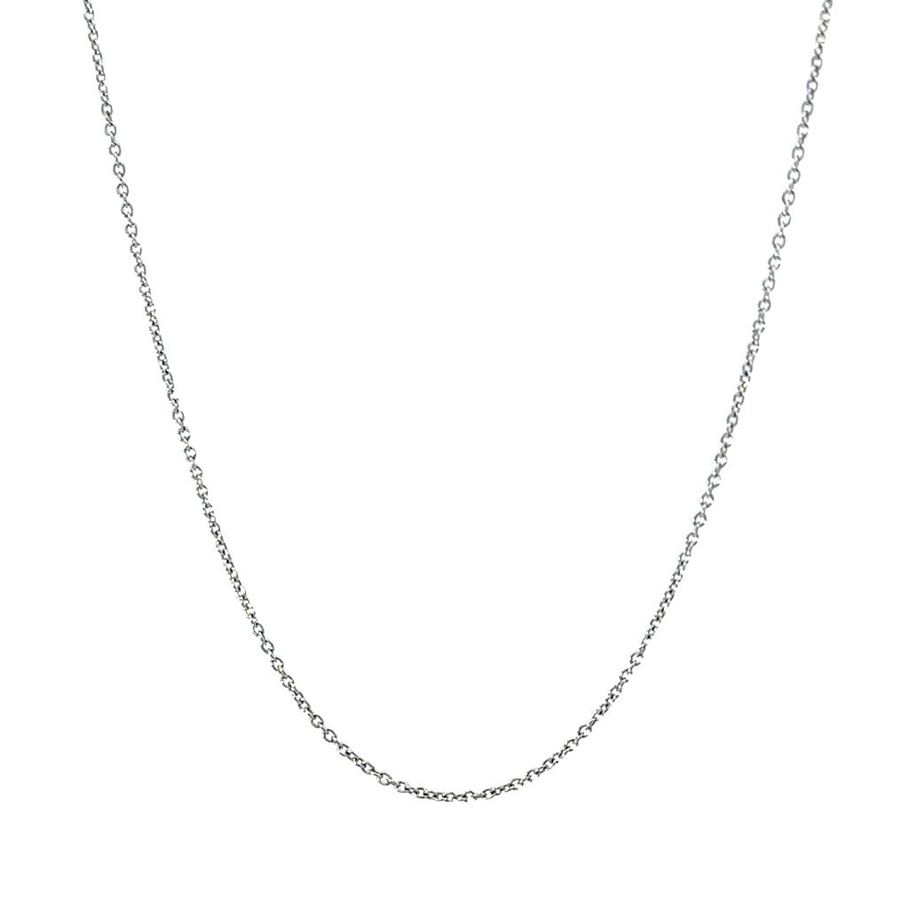 9K White Gold Fine Belchor Necklace