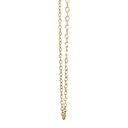 Plated 14K Gold Stainless Steel Necklace 55cm
