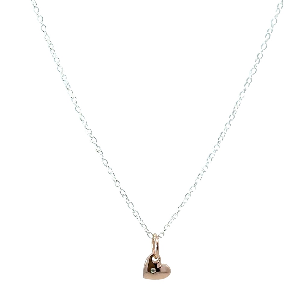 Petals Mother Necklace In Sterling Silver