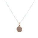 Petals "Faith" Silver Necklace