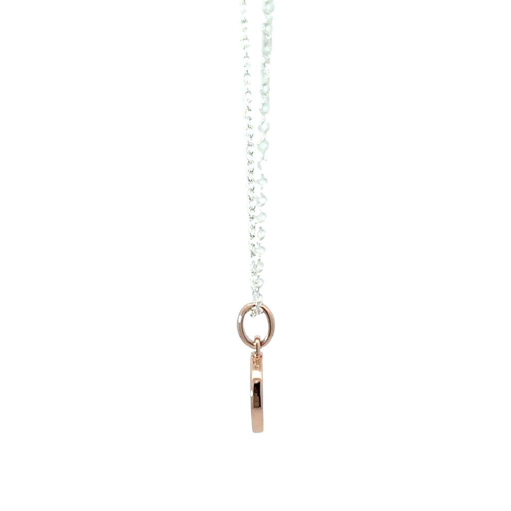 Petals "Faith" Silver Necklace