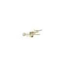 Rod Stud Earrings In Sterling Silver
