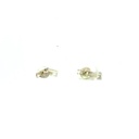 Rod Stud Earrings In Sterling Silver