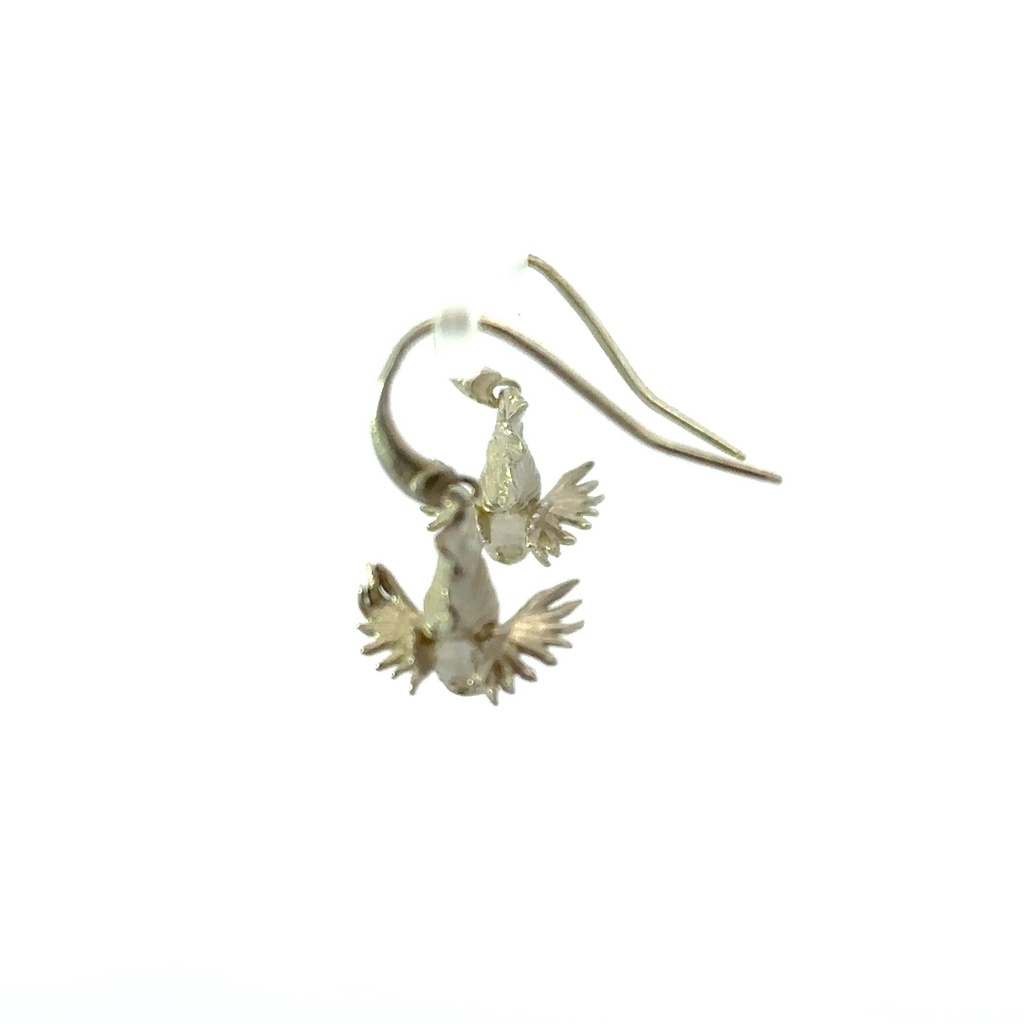 Lionfish Earrings In Sterling Silver