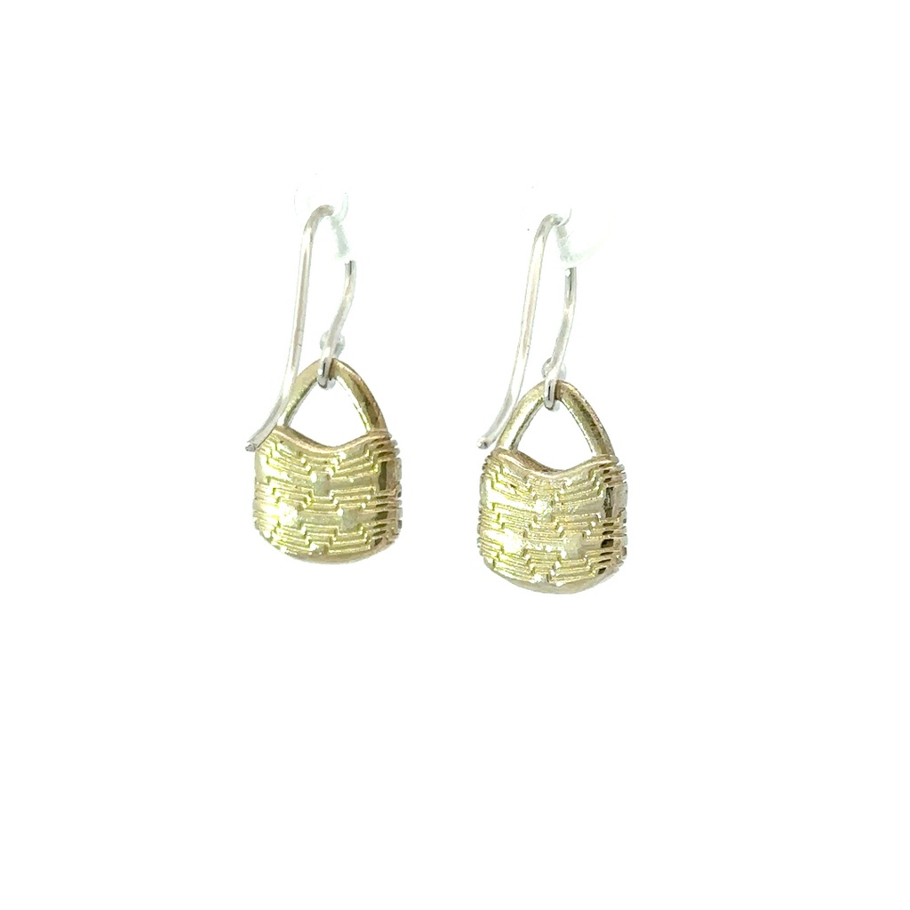 Geo Bilum Earrings In Sterling Silver