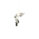 Sterling Silver 4-claw Triplet Oval Drop Opal Earrings