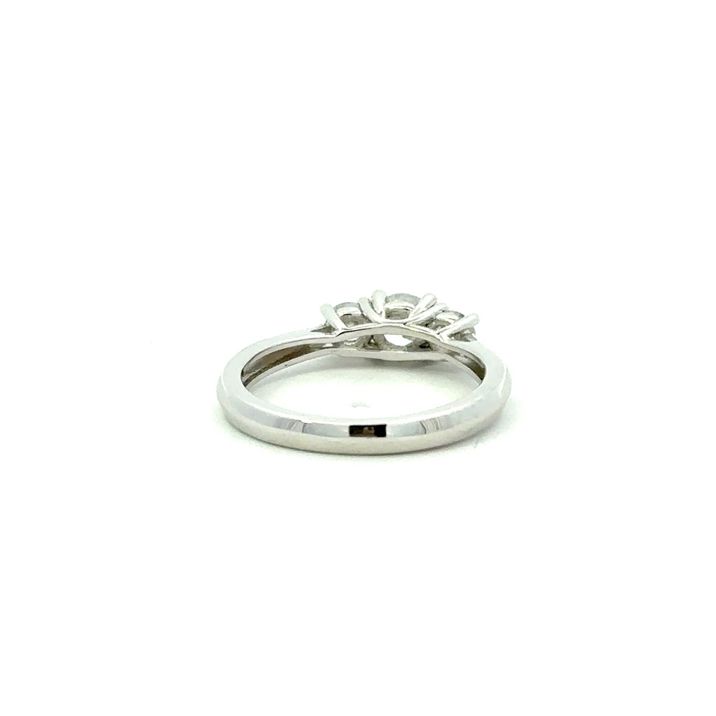 Cubic Trio Ruing In Sterling Silver