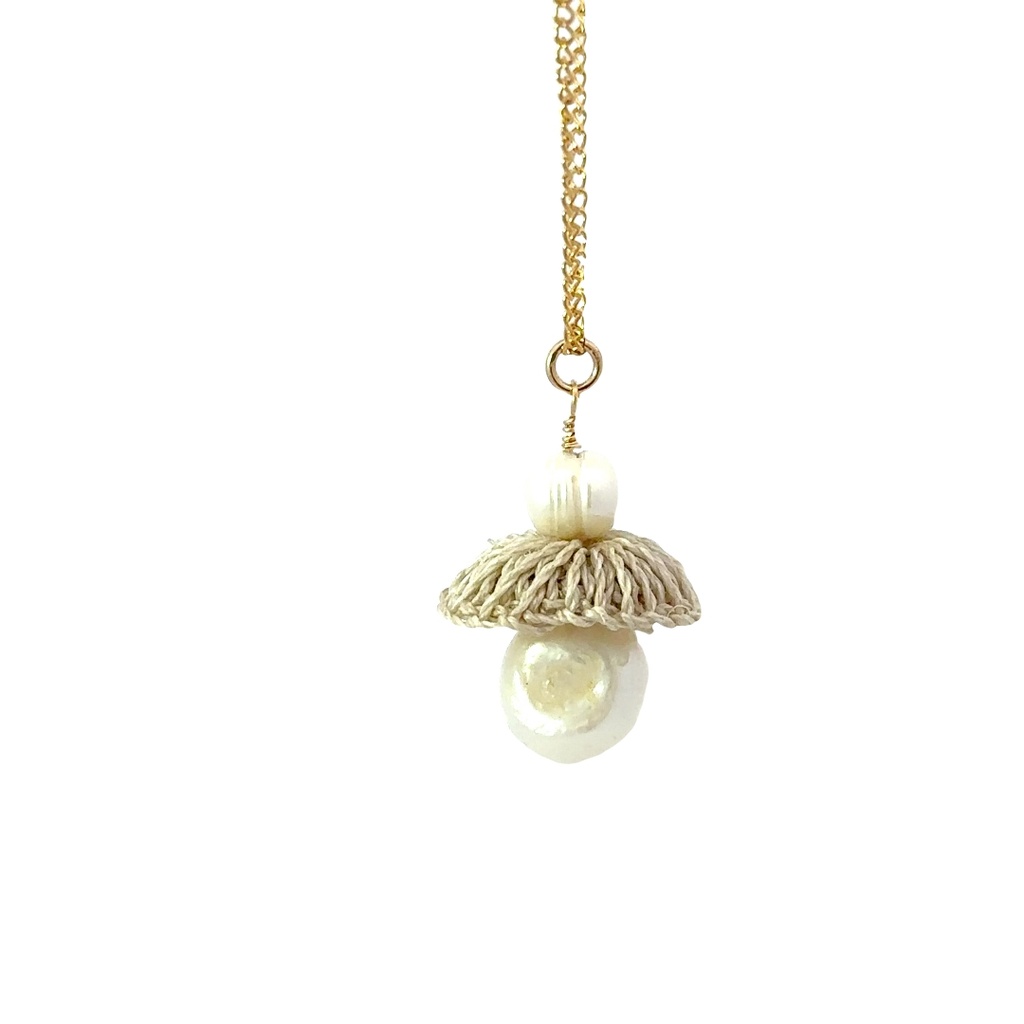 Pearl Drop Necklace by Bilum & Bilas