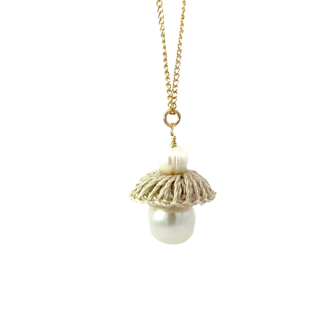 Pearl Drop Necklace by Bilum & Bilas