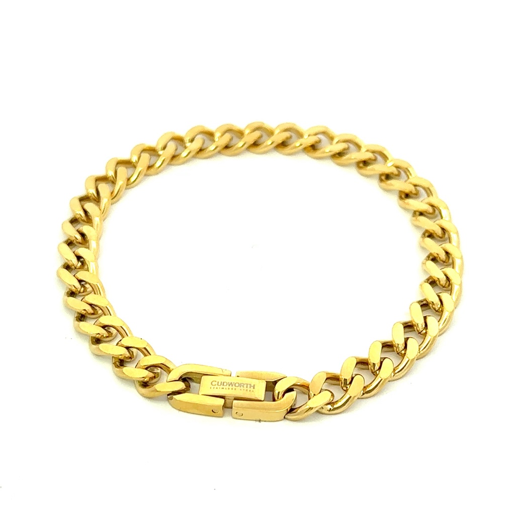 Bracelet In Stainless Steel 14K Gold Plate