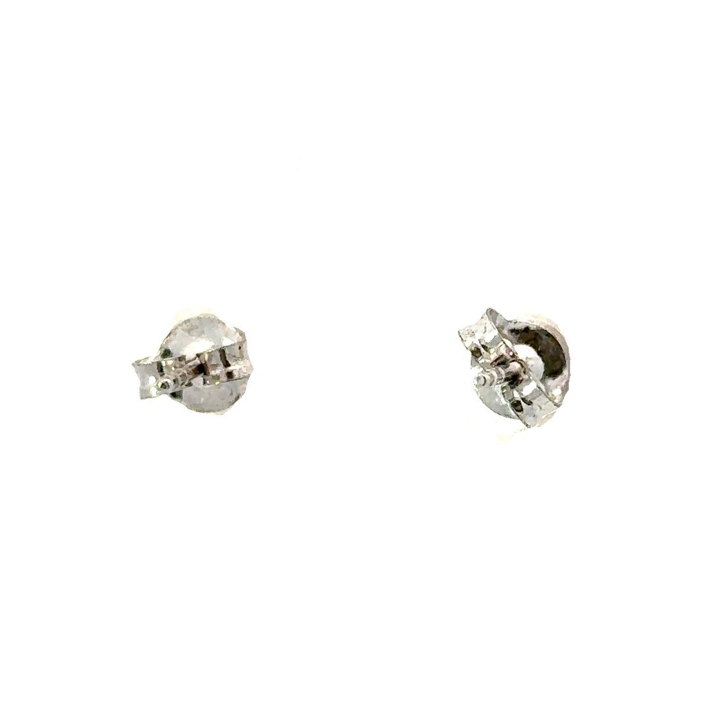 Freshwater Button Shaped Pearl Stud Earrings