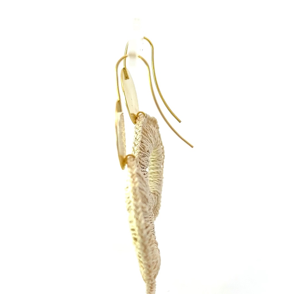 Kina Earrings Gold by Bilum & Bilas