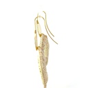 Kina Earrings Gold by Bilum & Bilas