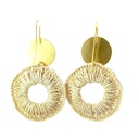 Kina Earrings Gold by Bilum & Bilas