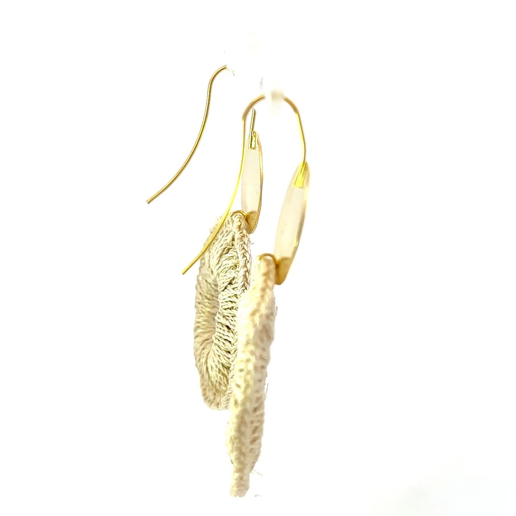 Kina Earrings Gold by Bilum & Bilas