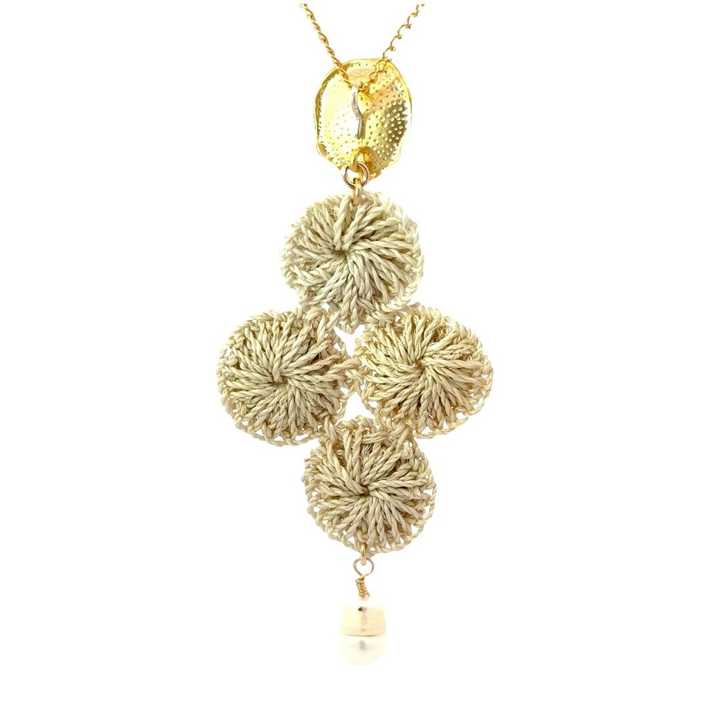 Malalo Necklace Gold by Bilum & Bilas